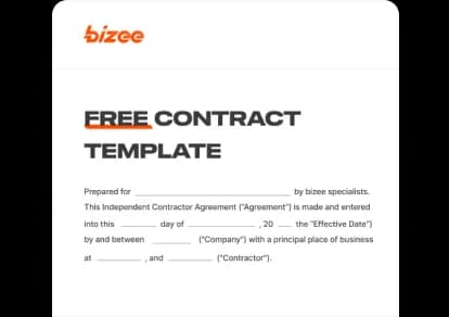 Contract Template Free