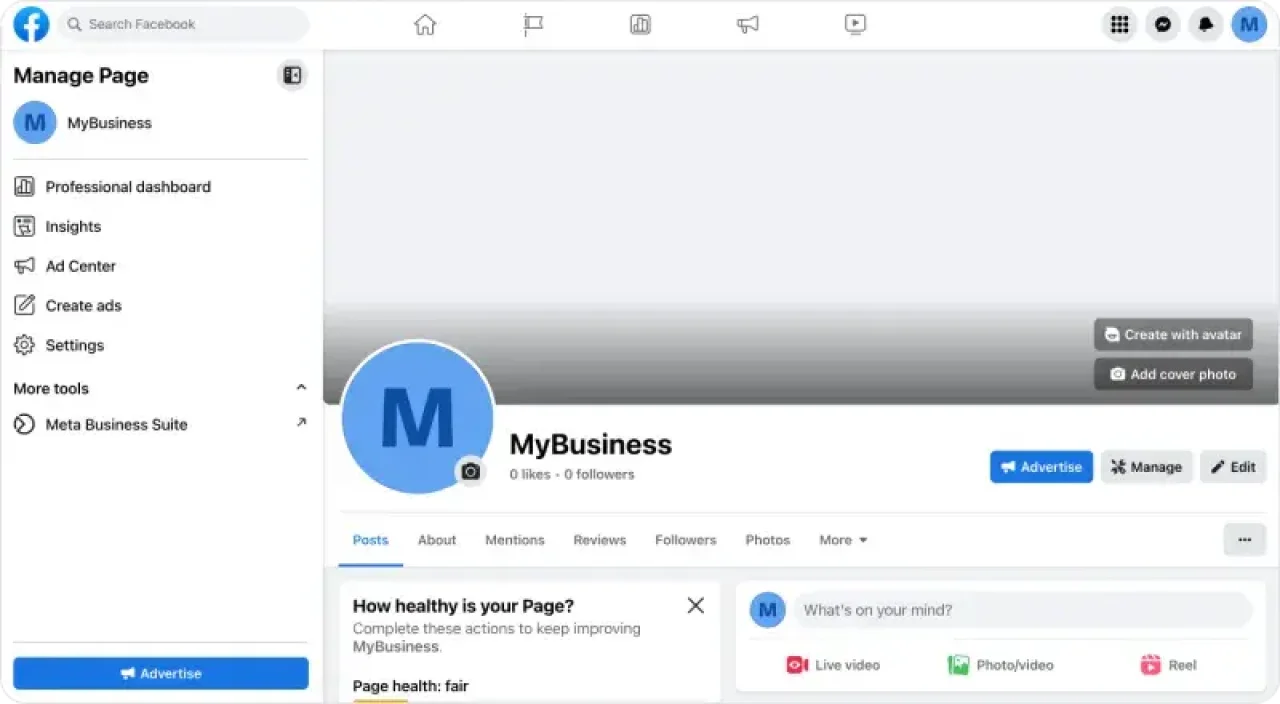Create Page Facebook Tutorial 9