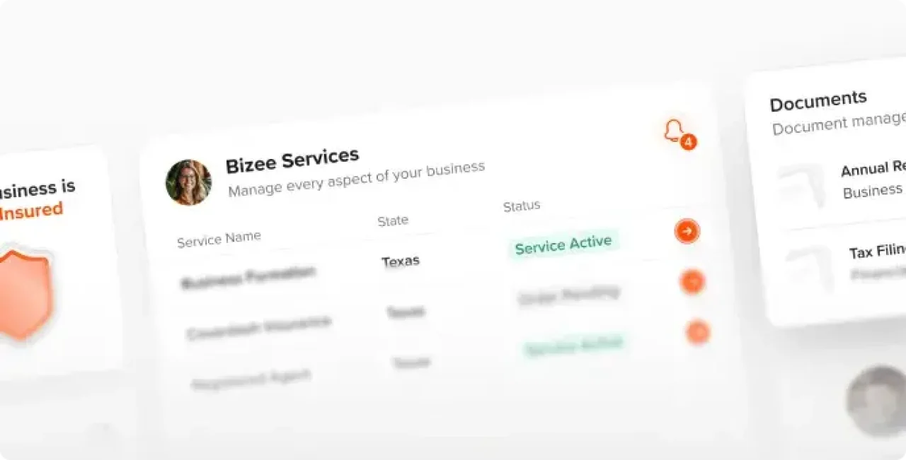 Bizee Services Management Table