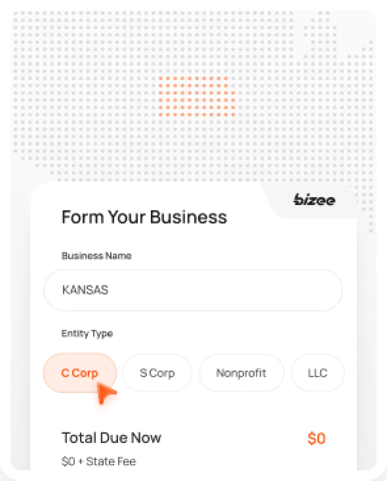 Kansas Corp Map Mobile
