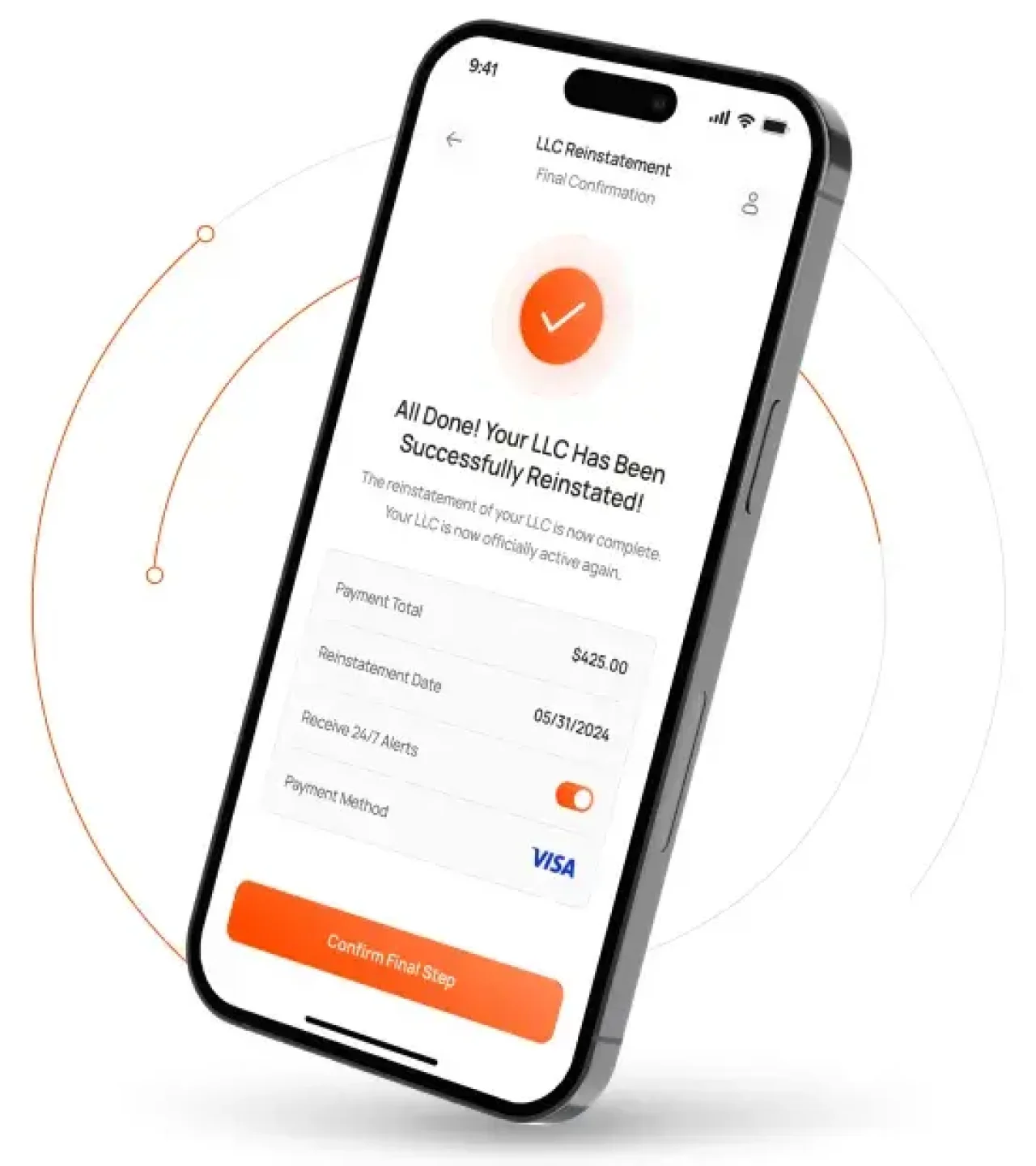Llc Reinstatement Confirmationpng
