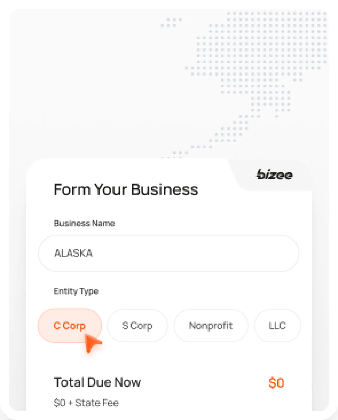 Alaska Corp Map Mobile