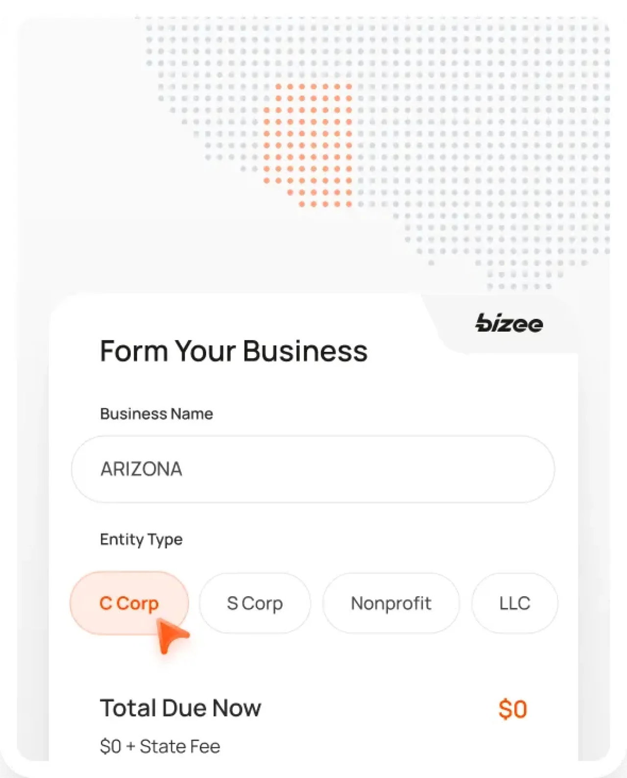 Arizona Corp Map Mobile