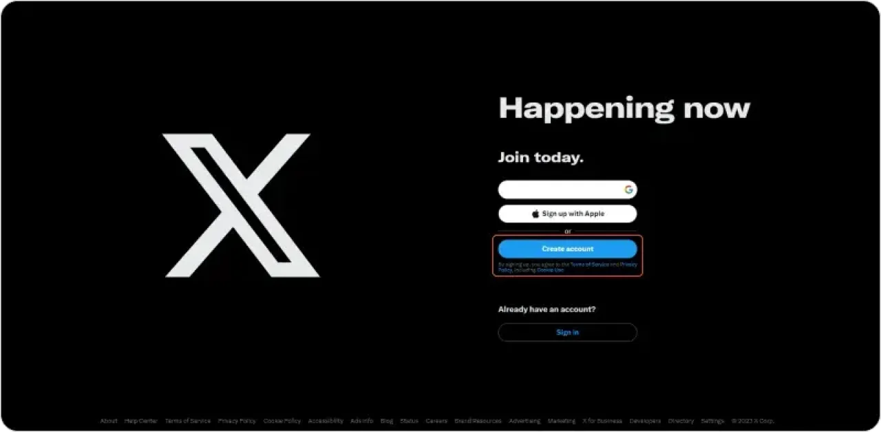 Setup X Twitter Account 1